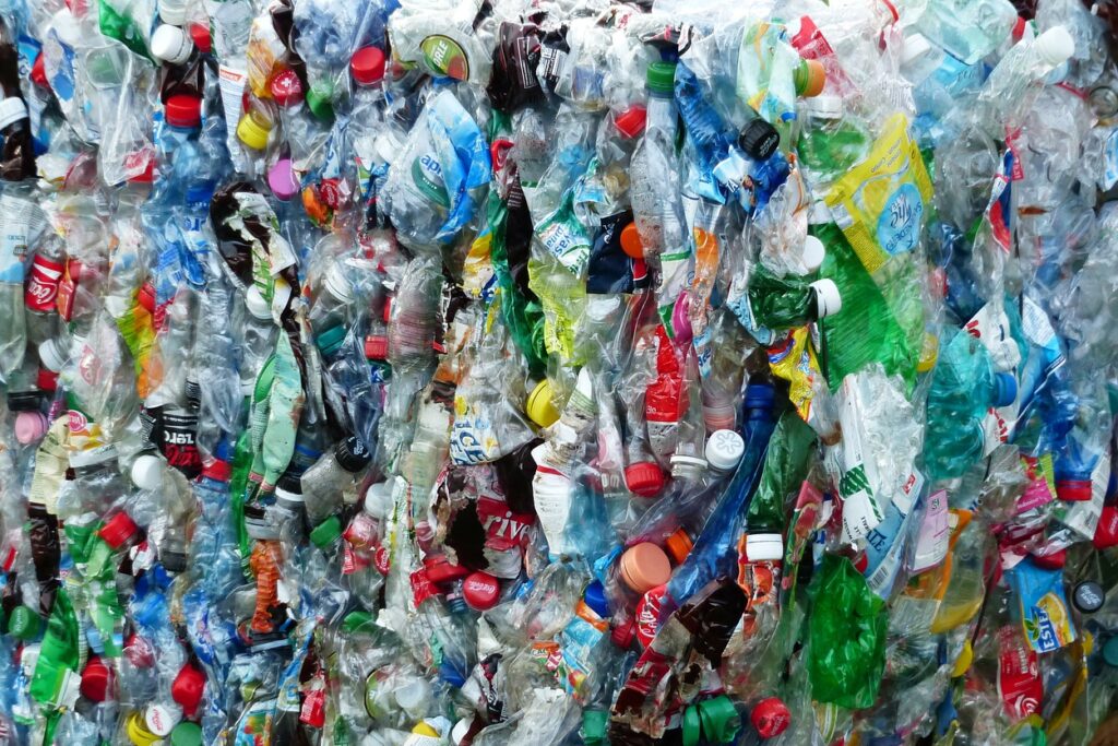 plastic bottles, bottles, recycling